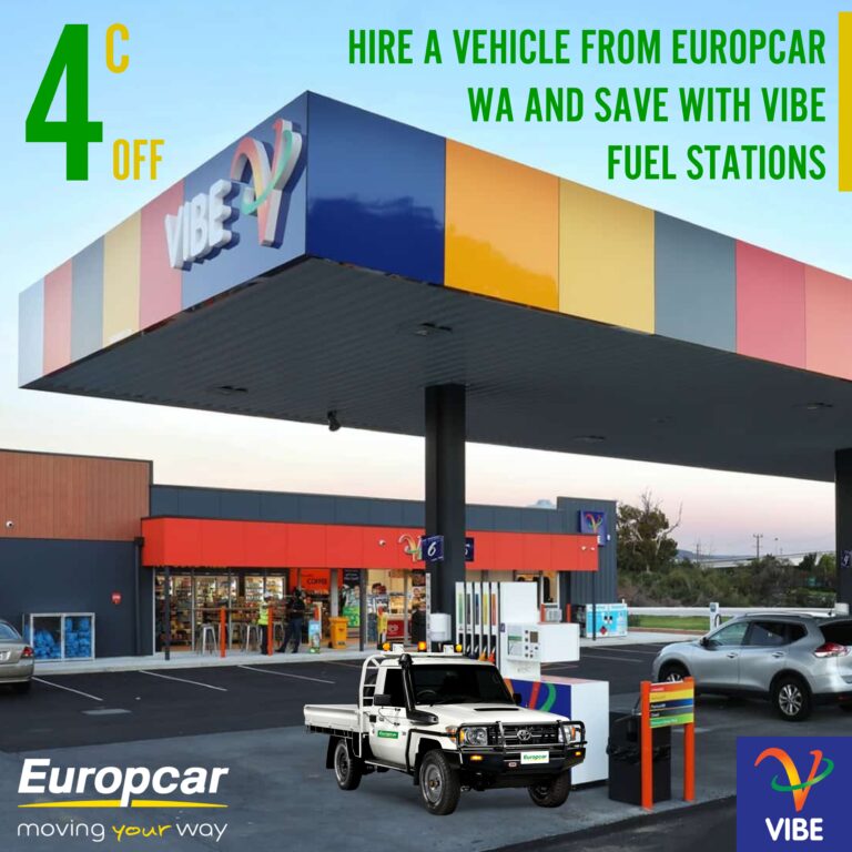 Europcar WA Has Partnered With Vibe Fuel Stations